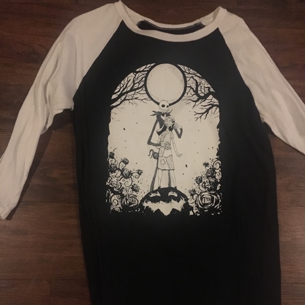 Nightmare before Christmas baseball T-shirt
